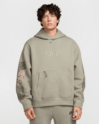 Nike ACG Tech Fleece Hoodie Cyber/Summit White SM at Amazon